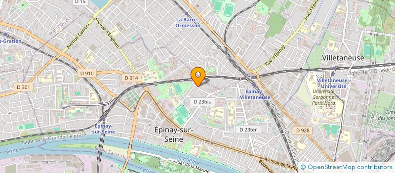 localisation de l'entreprise SCI OSHRI 5 à EPINAY-SUR-SEINE