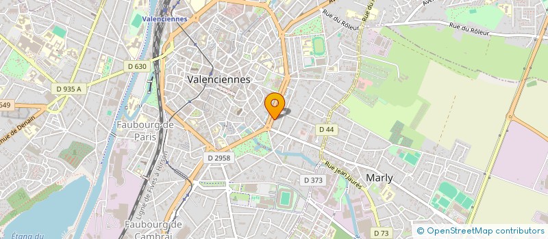 localisation de l'entreprise SCI OSIR  VALENCIENNES