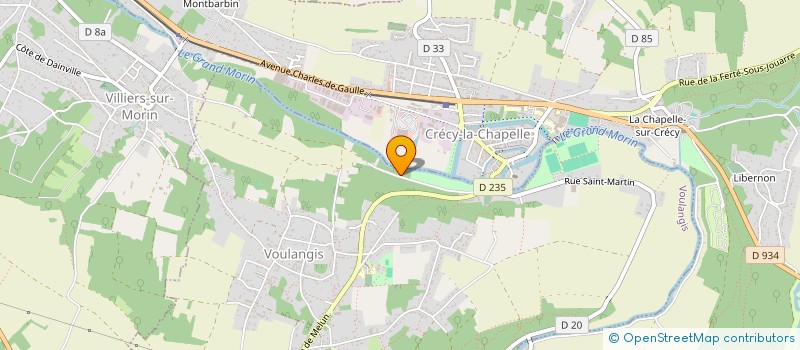 localisation de l'entreprise SCI OSIRIA  VOULANGIS