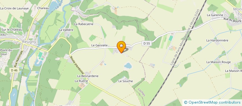 localisation de l'entreprise SCI OSIRIA à REUGNY