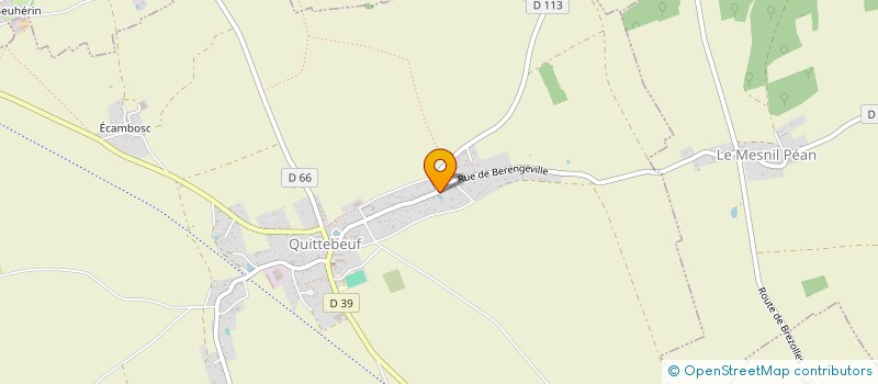 localisation de l'entreprise SCI OSIRIS  QUITTEBEUF