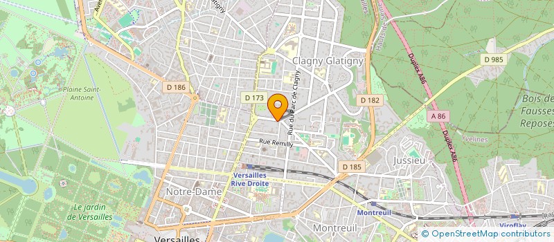 localisation de l'entreprise SCI OSIRIS à VERSAILLES