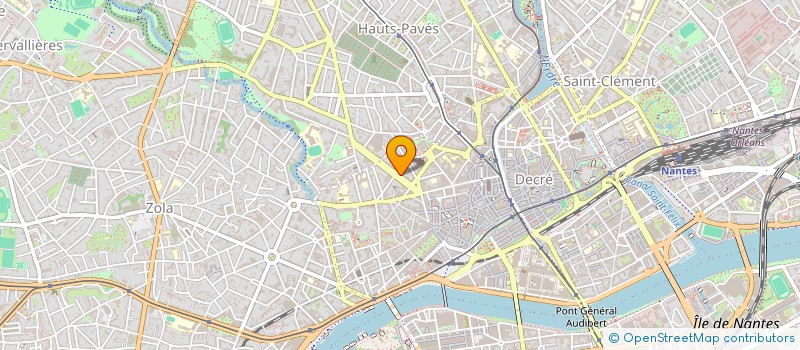 localisation de l'entreprise SCI OSIRIS à NANTES
