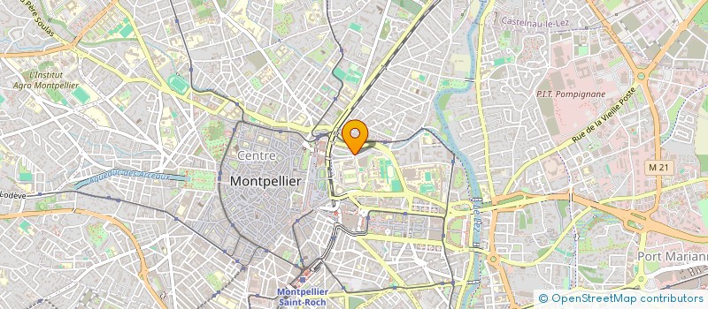 localisation de l'entreprise SCI OSIRIS à MONTPELLIER