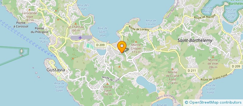 localisation de l'entreprise SCI OSIRIS à SAINT BARTHELEMY