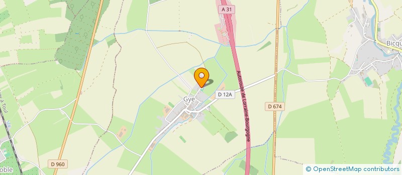 localisation de l'entreprise SCI OSIRIS  GYE