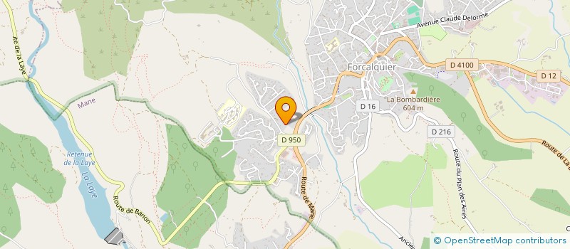 localisation de l'entreprise SCI OSIRIS à FORCALQUIER