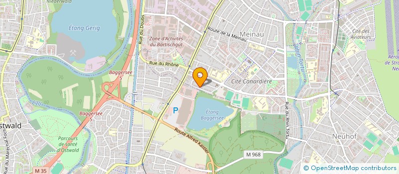 localisation de l'entreprise SCI OSIRIS IMMO  STRASBOURG