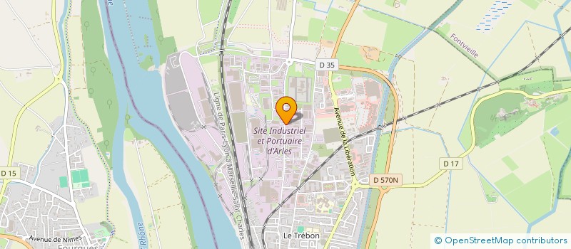 localisation de l'entreprise SCI OSIRIS MCP à ARLES