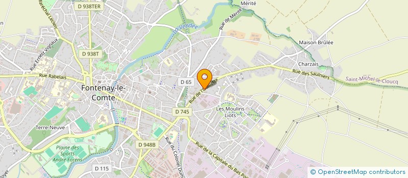 localisation de l'entreprise SCI OSK  FONTENAY-LE-COMTE