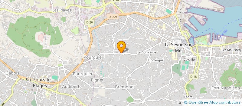 localisation de l'entreprise SCI OSKIRE à LA SEYNE-SUR-MER