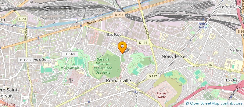 localisation de l'entreprise SCI OSL CARNOT à ROMAINVILLE