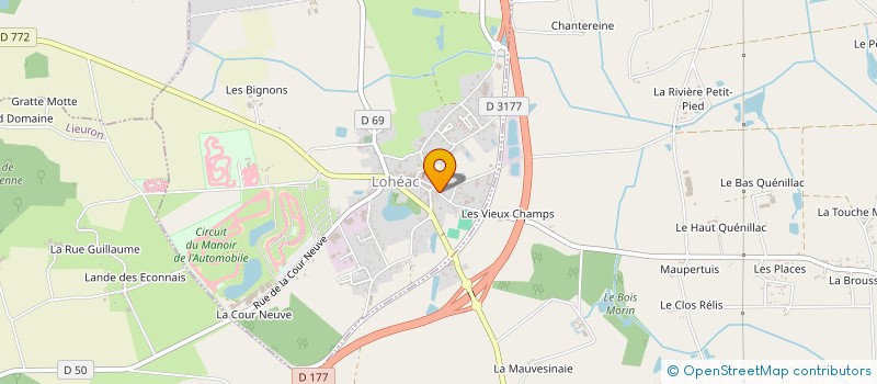 localisation de l'entreprise SCI OSLO  LOHEAC