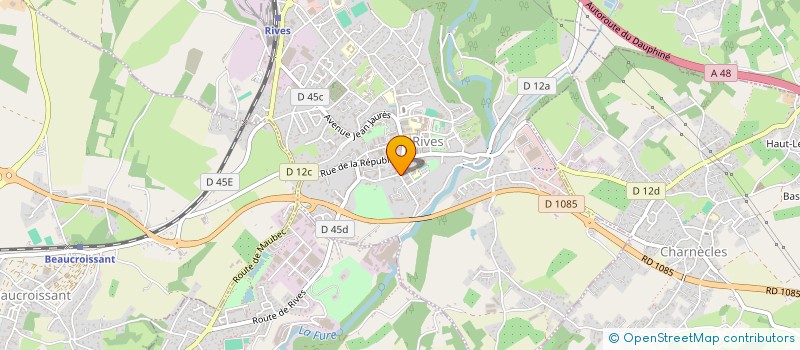 localisation de l'entreprise SCI OSLO  RIVES