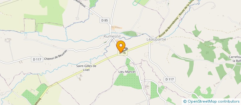 localisation de l'entreprise SCI OSLO  LEAUPARTIE