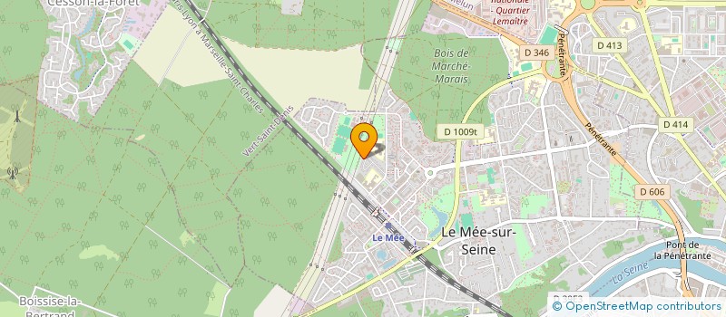 localisation de l'entreprise SCI OSMAN  LE MEE-SUR-SEINE