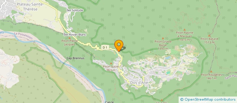 localisation de l'entreprise SCI OSMOSE à LA POSSESSION