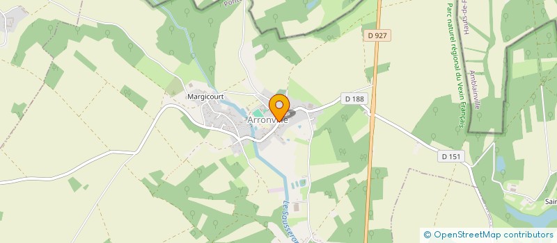 localisation de l'entreprise SCI OSMOSE INVESTISSEMENTS  ARRONVILLE