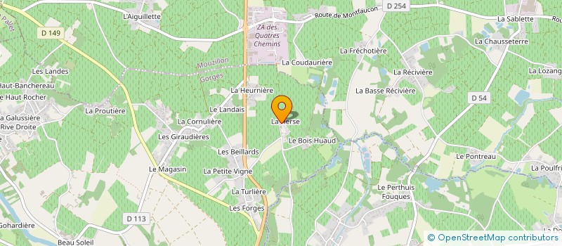 localisation de l'entreprise SCI OSNAB  GORGES