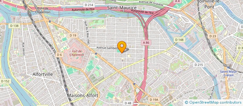localisation de l'entreprise SCI OSO IMMO à MAISONS-ALFORT