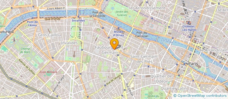 localisation de l'entreprise SCI OSPEDISSIMO  PARIS