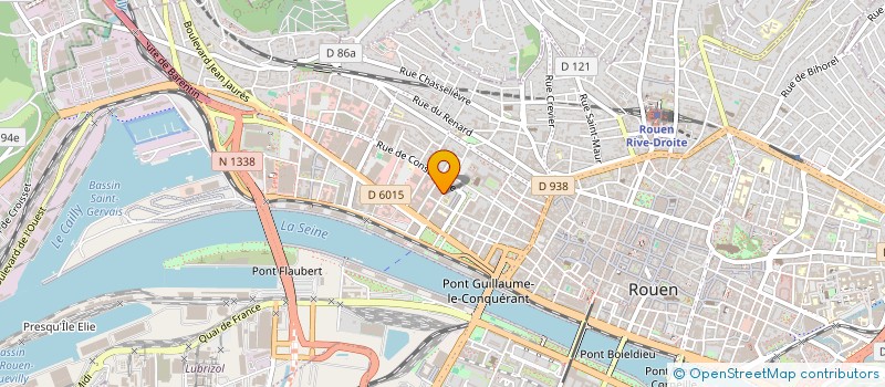 localisation de l'entreprise SCI OSS à ROUEN