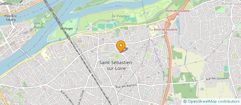 localisation de l'entreprise SCI OSSEJA INVEST à SAINT-SEBASTIEN-SUR-LOIRE