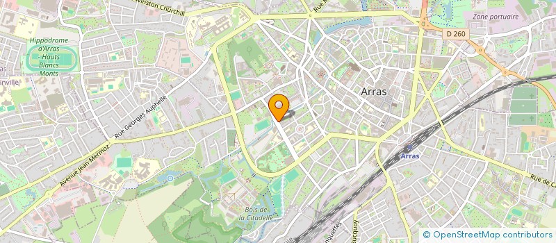 localisation de l'entreprise SCI OSSMORT à ARRAS