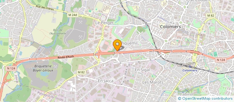 localisation de l'entreprise SCI OSTAL 31 à COLOMIERS