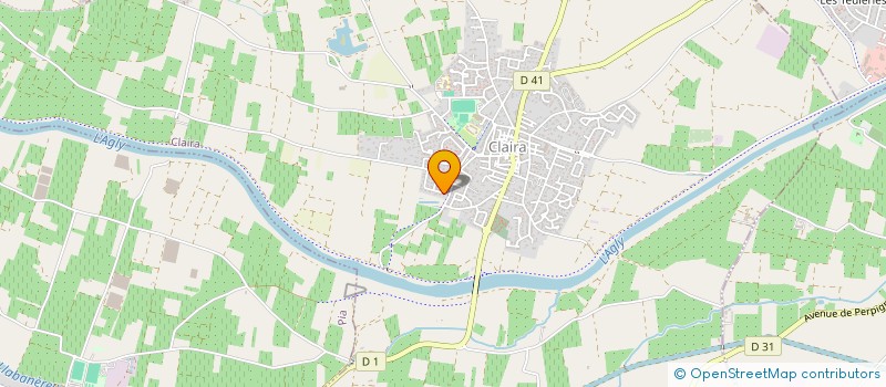 localisation de l'entreprise SCI OSTAL  CLAIRA