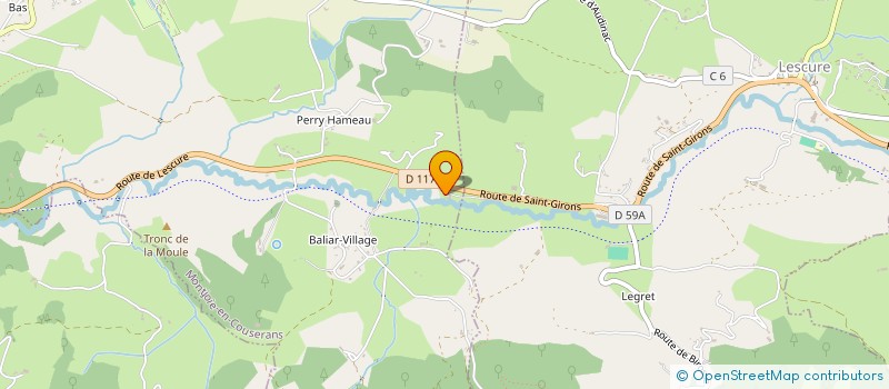 localisation de l'entreprise SCI OSTAL RECO à MONTJOIE-EN-COUSERANS