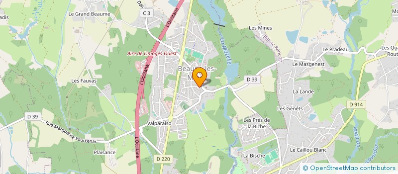 localisation de l'entreprise SCI OSTALIM à LIMOGES