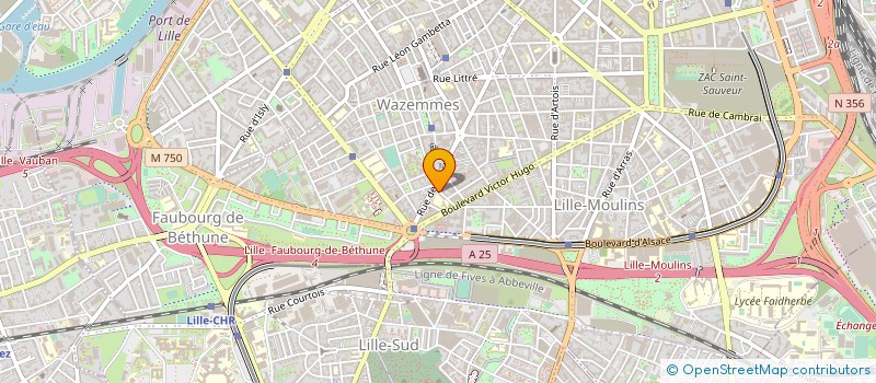 localisation de l'entreprise SCI OSTENDE à LILLE