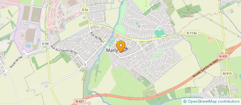 localisation de l'entreprise SCI OSTEO TML à MARLY
