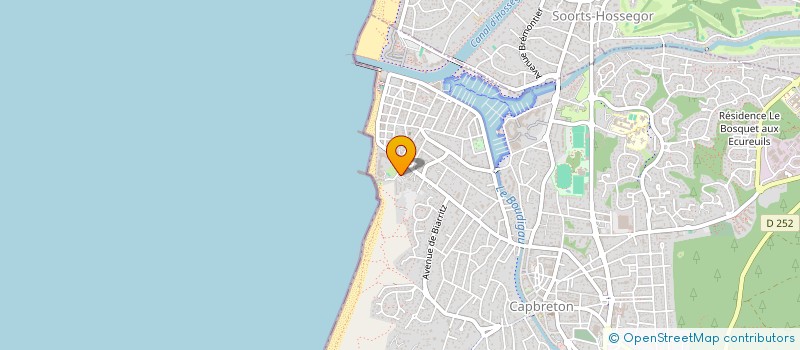 localisation de l'entreprise SCI OSTEOCAP à CAPBRETON