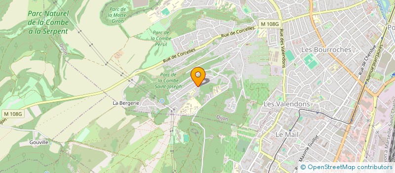 localisation de l'entreprise SCI OSTEOSLO à DIJON