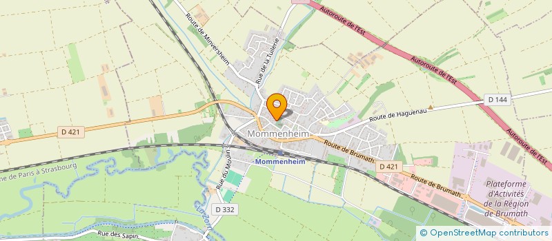 localisation de l'entreprise SCI OSTER  MOMMENHEIM