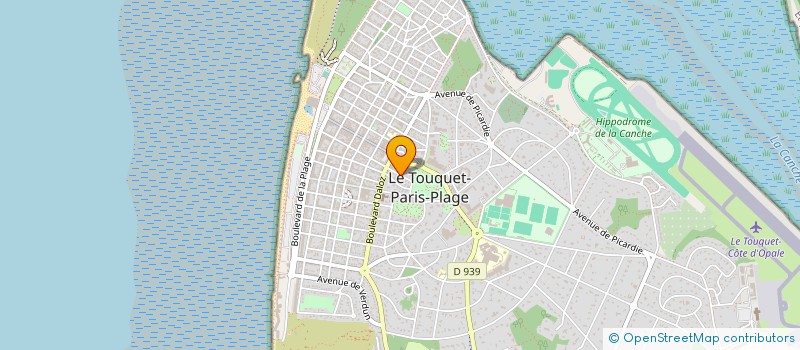 localisation de l'entreprise SCI OSTIA à LE TOUQUET-PARIS-PLAGE