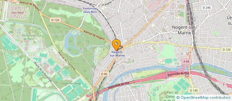 localisation de l'entreprise SCI OSTOSF à NOGENT-SUR-MARNE