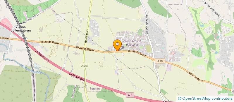 localisation de l'entreprise SCI OSTRADA  EGUILLES