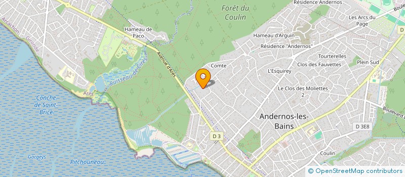 localisation de l'entreprise SCI OSTRALIE  ANDERNOS-LES-BAINS