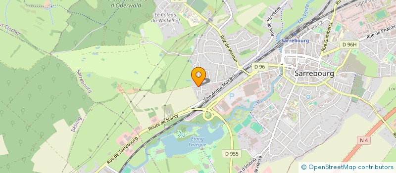 localisation de l'entreprise SCI OSTROHOME à SARREBOURG
