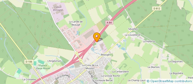 localisation de l'entreprise SCI OSTROM  LIFFRE