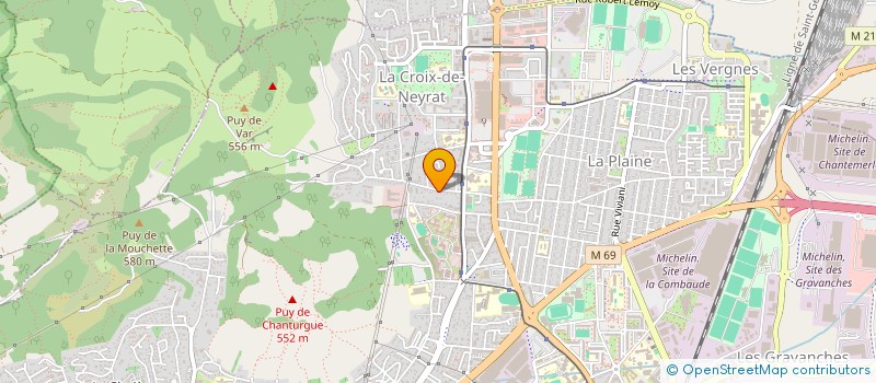 localisation de l'entreprise SCI OSTY LPE  CLERMONT-FERRAND