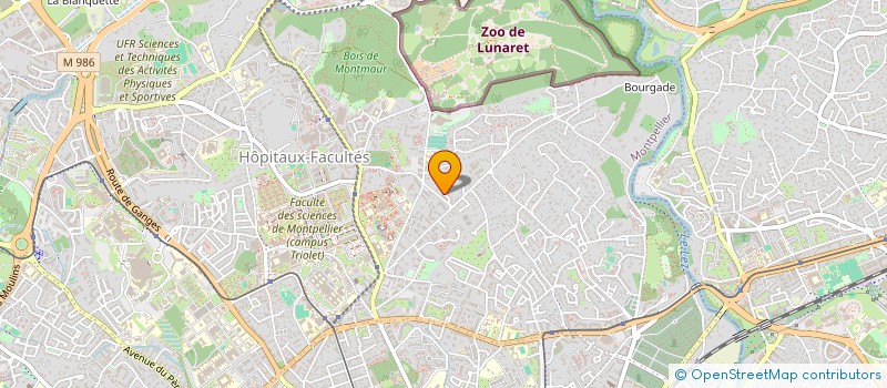 localisation de l'entreprise SCI OSVP  MONTPELLIER