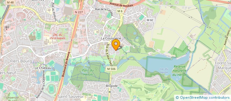 localisation de l'entreprise SCI OTAM à VILLENEUVE-D'ASCQ