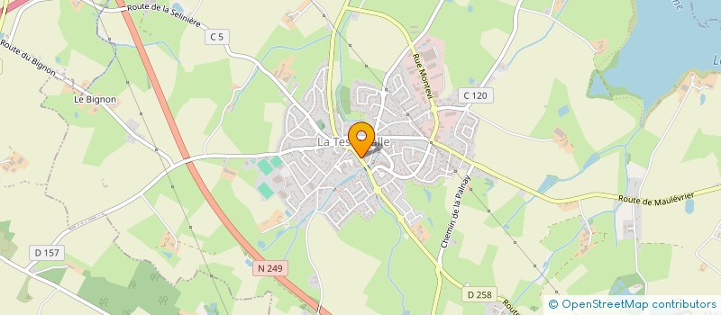 localisation de l'entreprise SCI OTEAU  LA TESSOUALLE