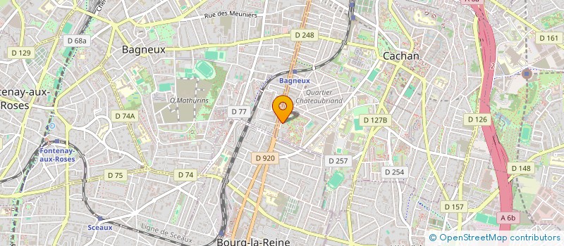 localisation de l'entreprise SCI OTHMANE  CACHAN