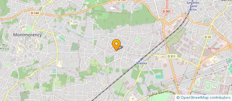 localisation de l'entreprise SCI OTIS  GROSLAY