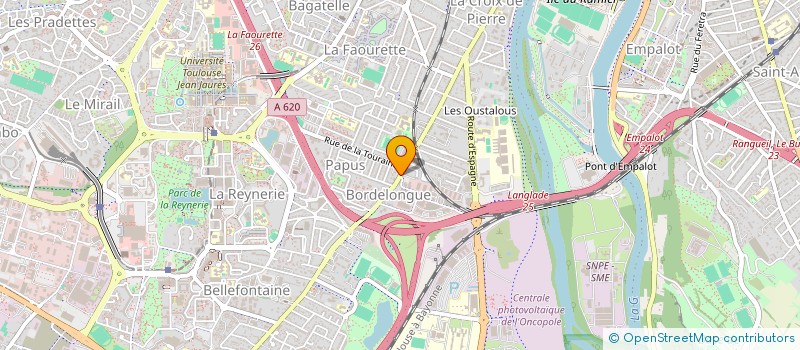 localisation de l'entreprise SCI OTIVAR  TOULOUSE